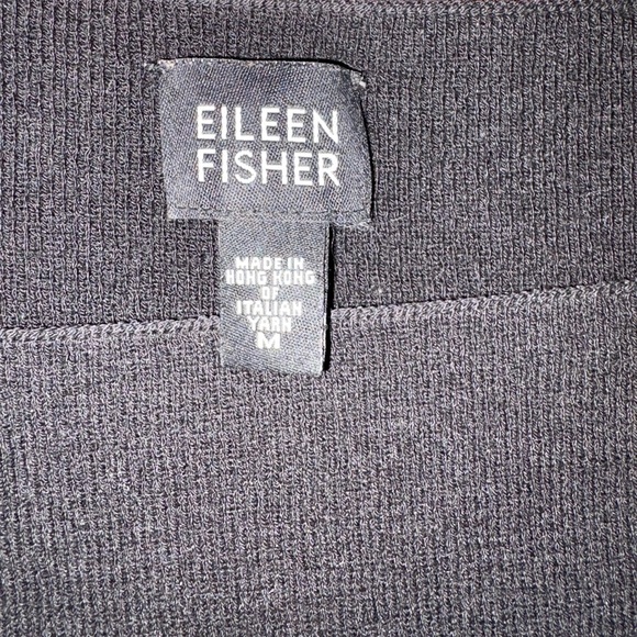 Eileen Fisher Black Sweater, Square Neck, Size Medium, *Host pick* - Picture 10 of 11